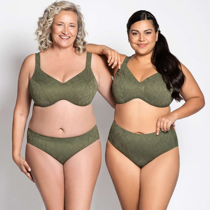 MONACO Bikini-Taillenslip (Olive)