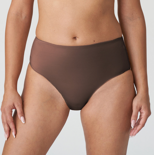 SATIN Taillen-Slip (Ebony)
