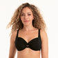 HERMINE Bikini-Top mit Bügel (Schwarz)