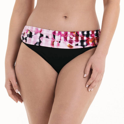 MALIN Bikini-Hose (Schwarz-Weiß)