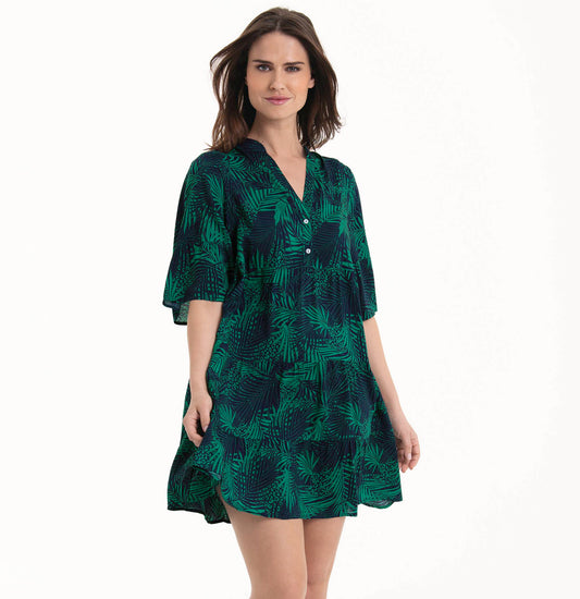 MANONO Tunika-Kleid (Blaugr�n)