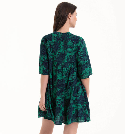 MANONO Tunika-Kleid (Blaugr�n)