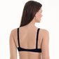 LEANDRA Bikini-Top mit Bügel (Dunkelblau)