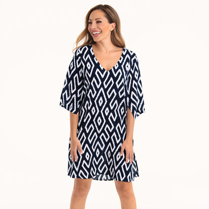 GARDA Tunika Strandkleid (Dunkelblau)