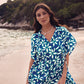 TAHITI Tunika Strandkleid (Ocean Blue)