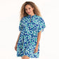 TAHITI Tunika Strandkleid (Ocean Blue)