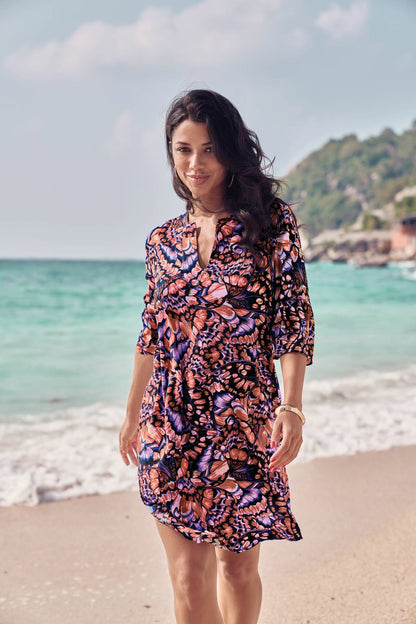 LOJA Tunika Strandkleid (Rosewood)