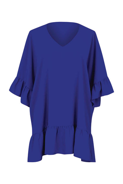 AKALANHI Badekleid Tunika (Ocean Blue)