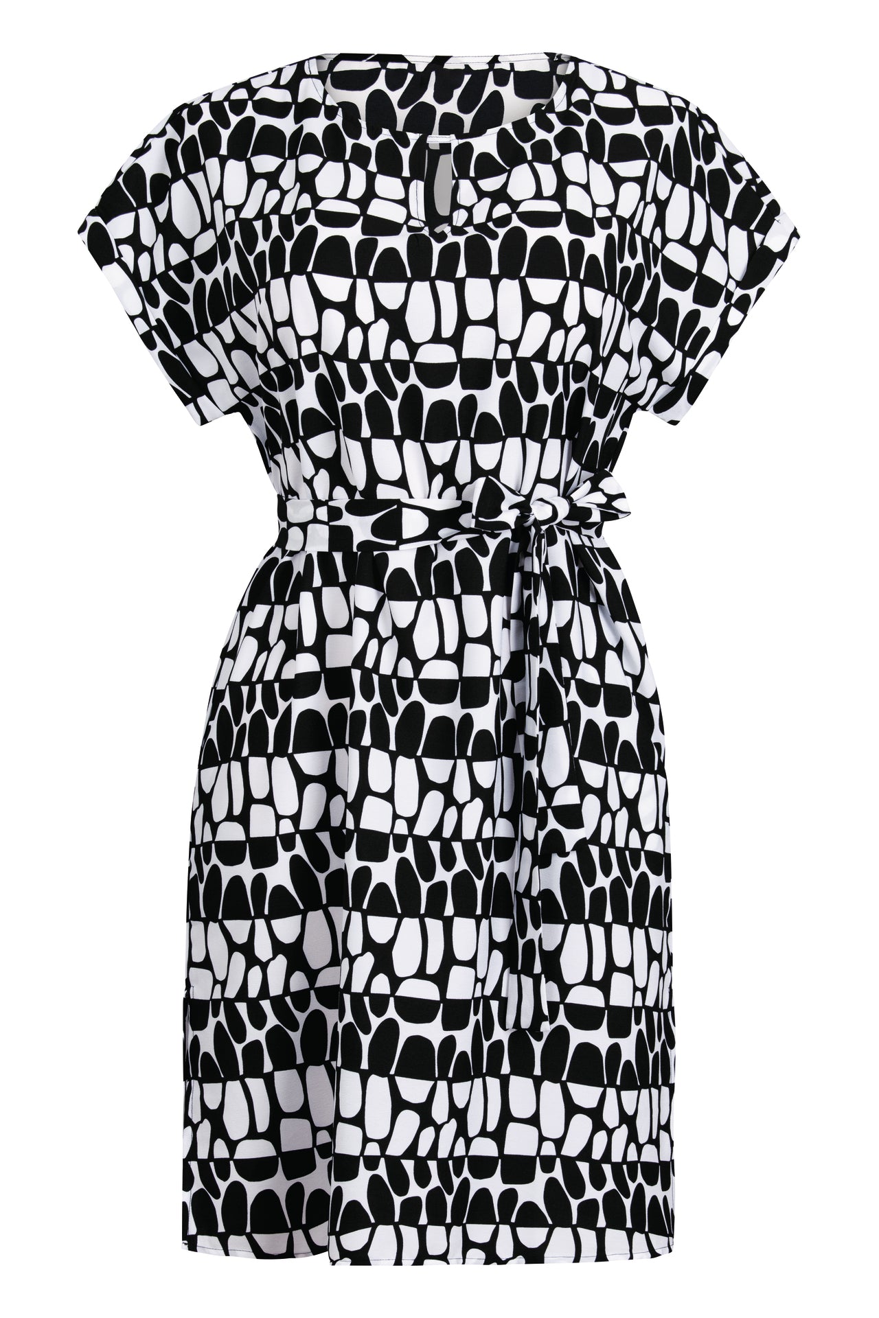 PARMA Badekleid (Schwarz-Weiss)