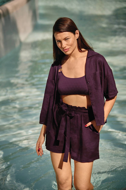 KITTS Strandbluse (Grapewine)