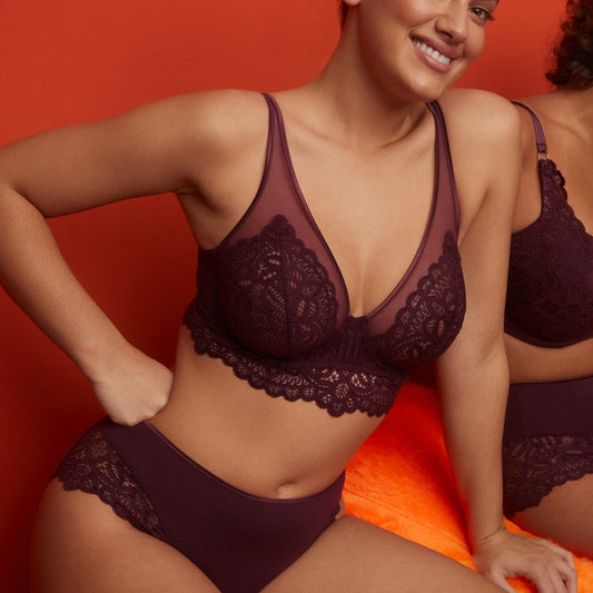 FIRST NIGHT Hotpants (Merlot)