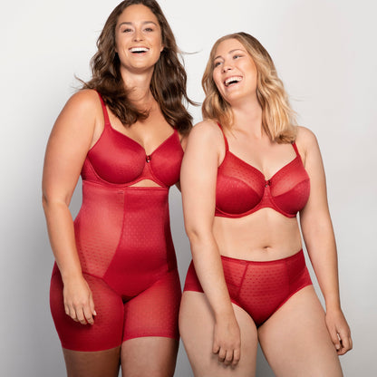 MEGHAN Hohe Miederhose (Feuer)