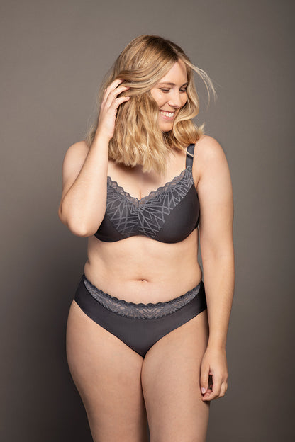 MARA ESSENCE Bralette BH Cup D-L (Anthrazit)