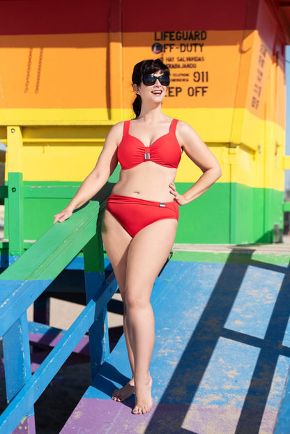 ST. TROPEZ Bikini-Rioslip (Rot)