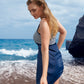 KALBA Badekleid kurz (Water Blue)
