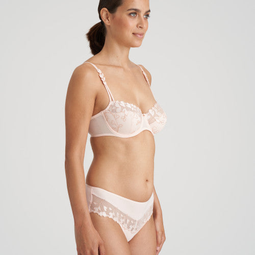 LEDA Balconette- BH halbunterlegt (Glossy Pink)
