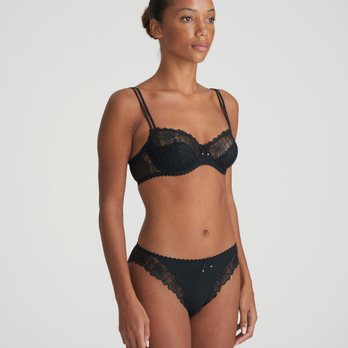 JANE Italienischer Slip (Schwarz)