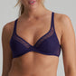 TULIO Tiefdekoll-BH halb unterlegt (Majestic Purple)