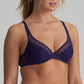TULIO Tiefdekoll-BH halb unterlegt (Majestic Purple)