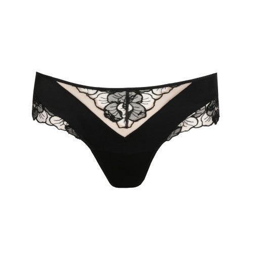 SANCHA Luxus String (Schwarz)