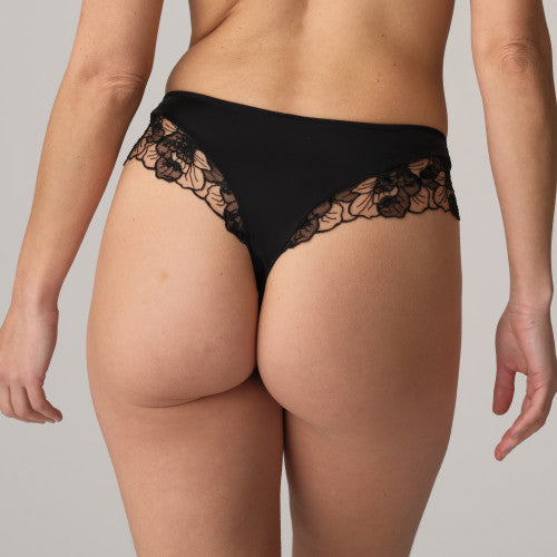 SANCHA Luxus String (Schwarz)