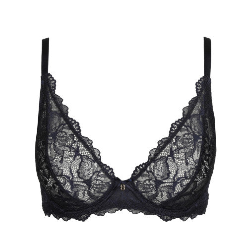 MANYLA Tiefdekolletierter-BH (Velvet Blue)