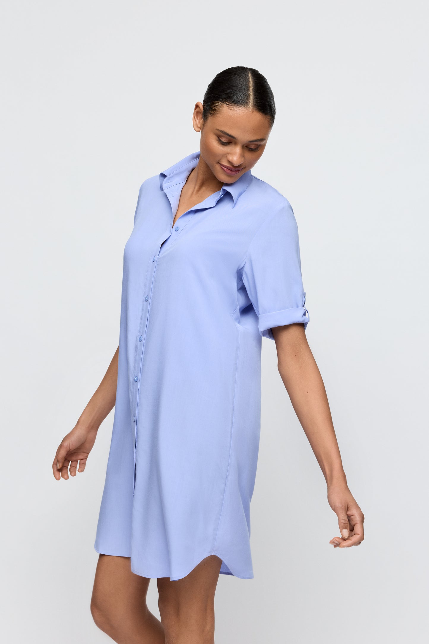 TINJIS Bademode kurzes Kleid