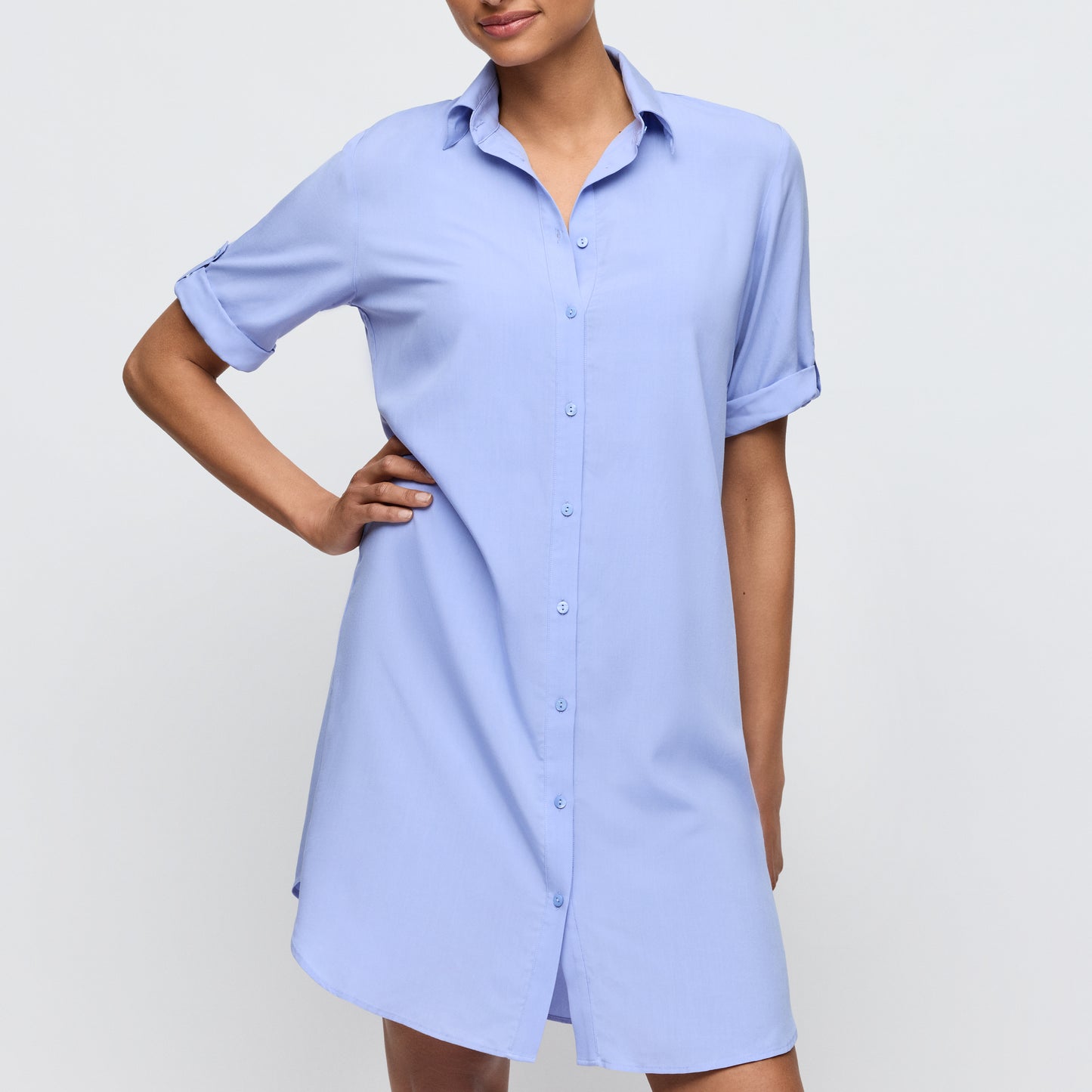 TINJIS Bademode kurzes Kleid