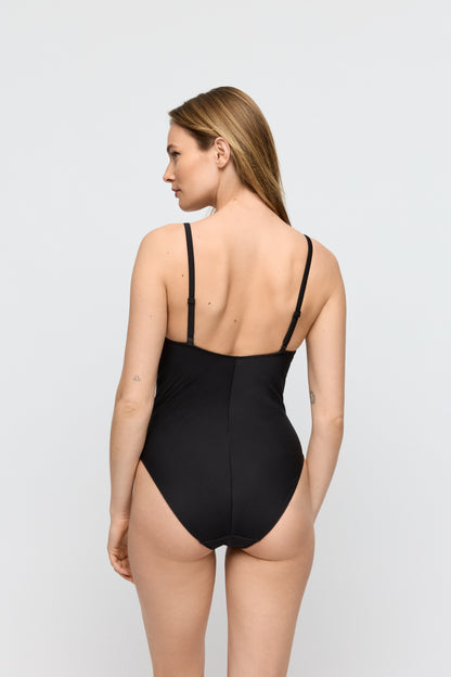 CASSIE Unterlegter Badeanzug Herzform