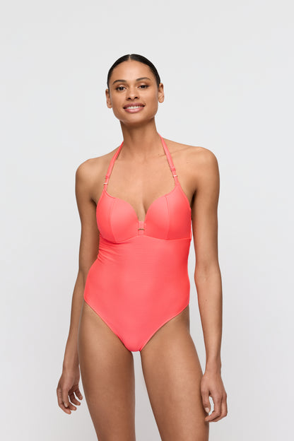 CASSIE Unterlegter Badeanzug Herzform