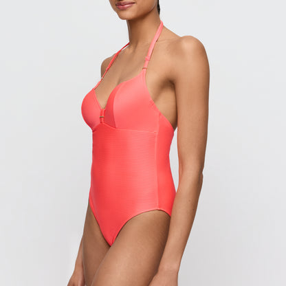 CASSIE Unterlegter Badeanzug Herzform