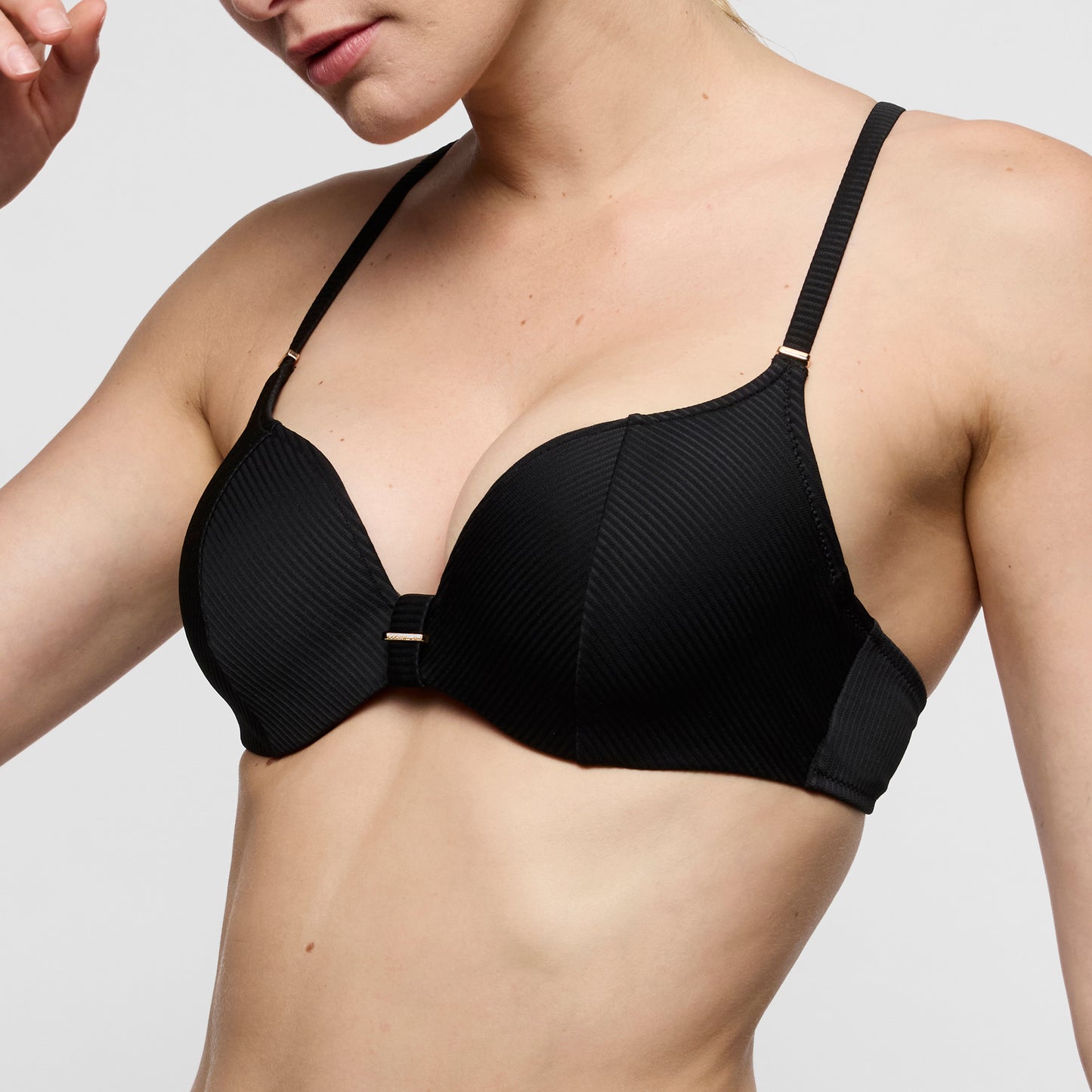 CASSIE Unterlegter Bikini Herzform