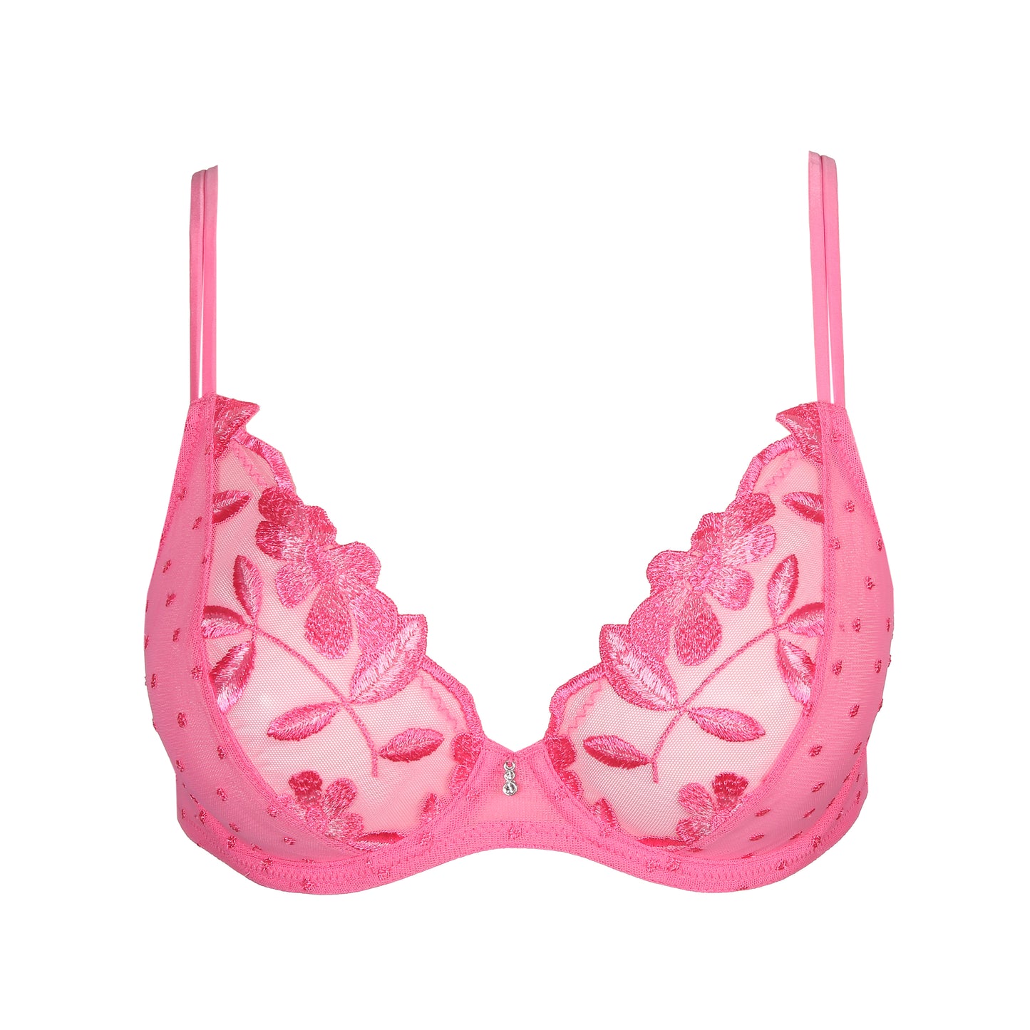 AGNES Tiefdekolletierter BH (Paradise Pink)