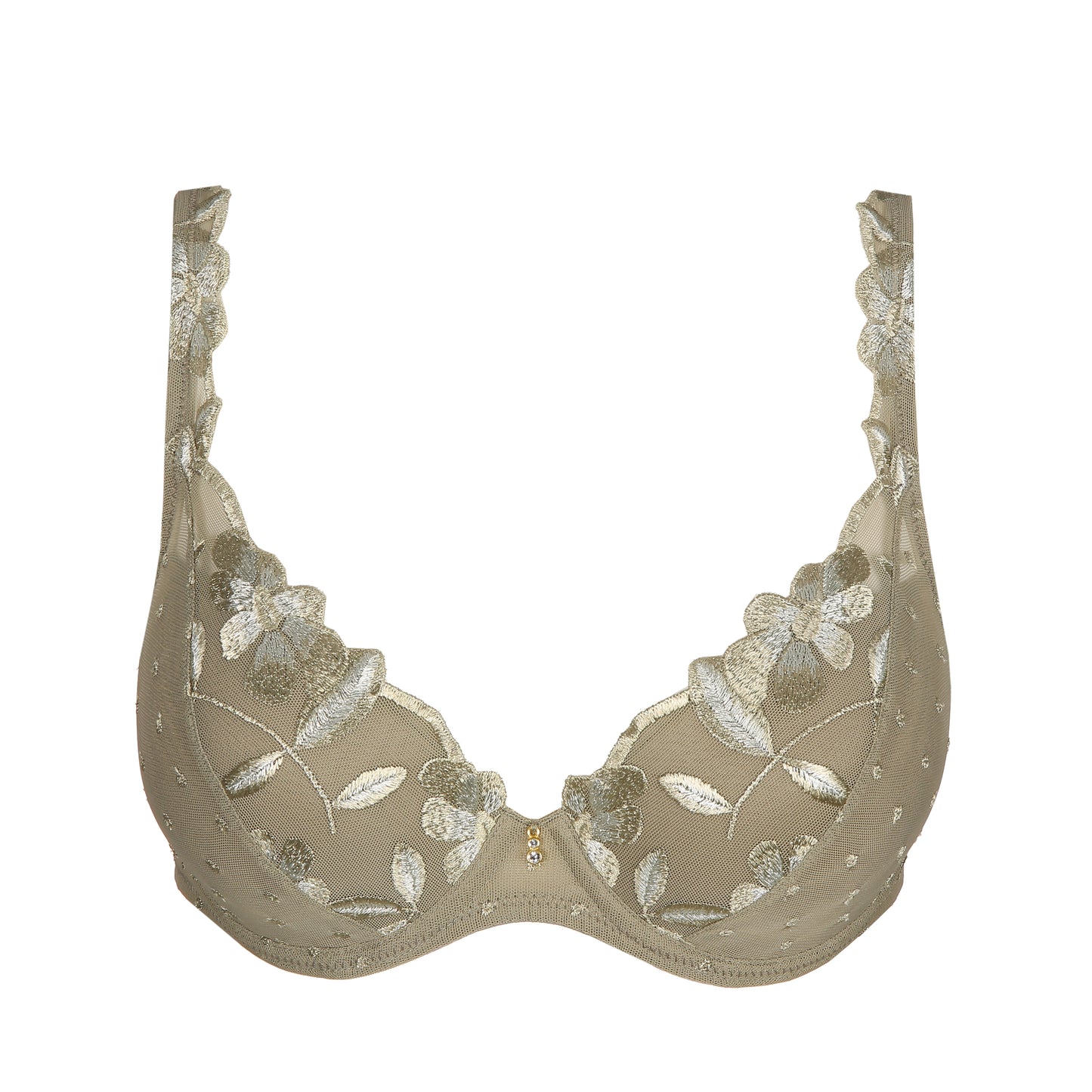 AGNES Unterlegter BH (Golden Olive)