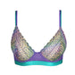 CILLIAN Tiefdekolletierter Longline BH (Candy Pop)