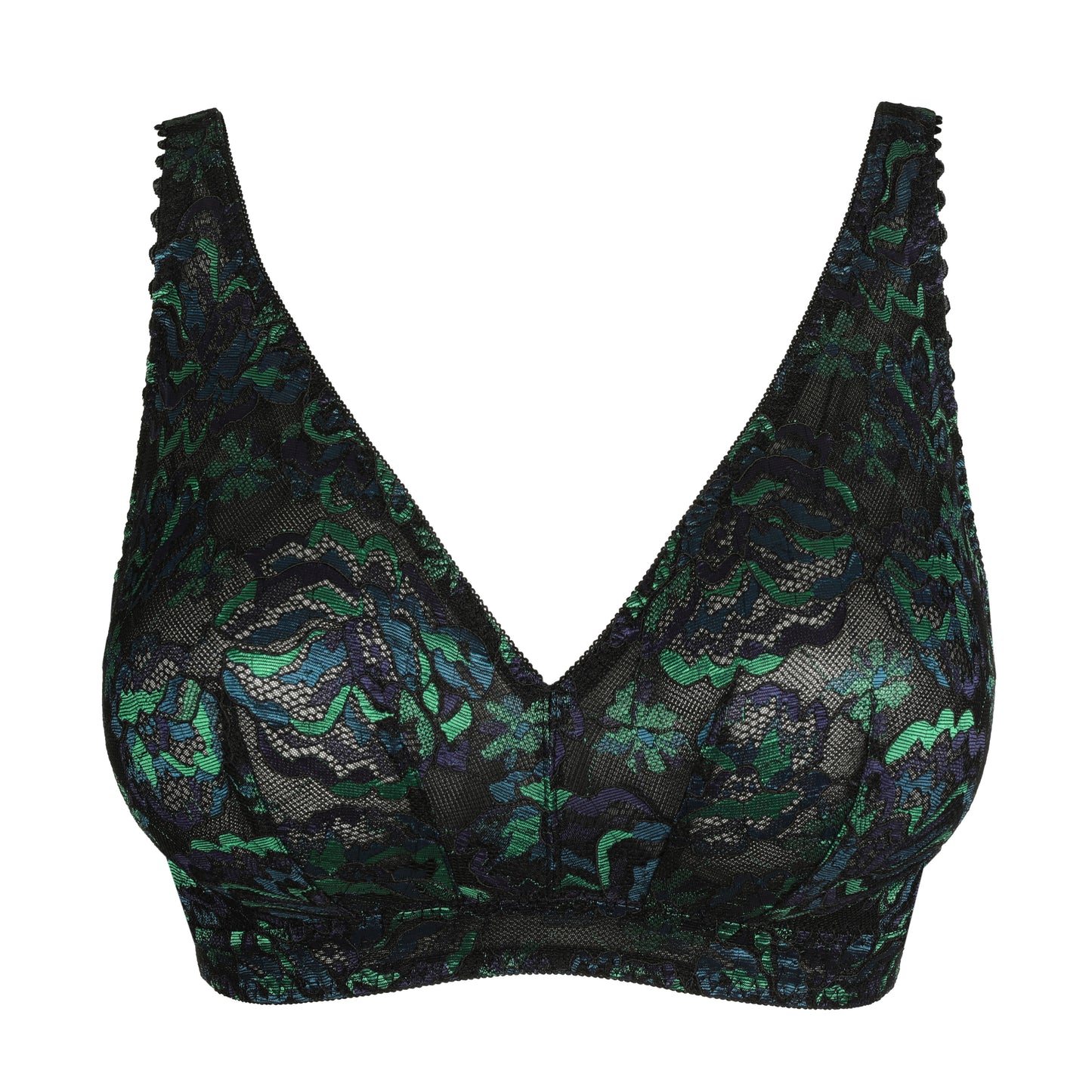 SAN ANGEL Bralette-BH (Peacock Feather)