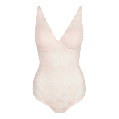 CYRILE Unterlegter Tiefdekolletierter Body