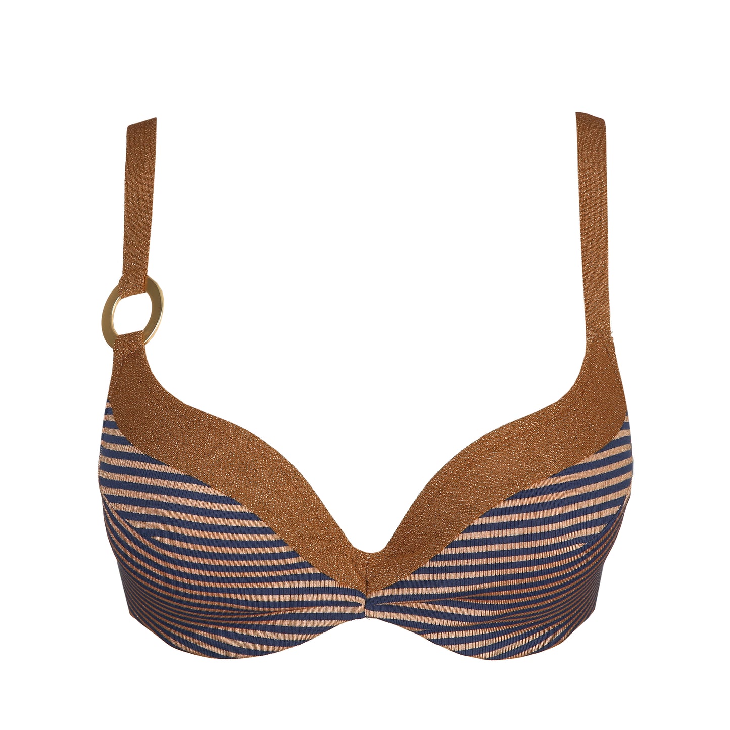 SATURNA Unterlegter Bikini Herzform (Ocean Bronze)