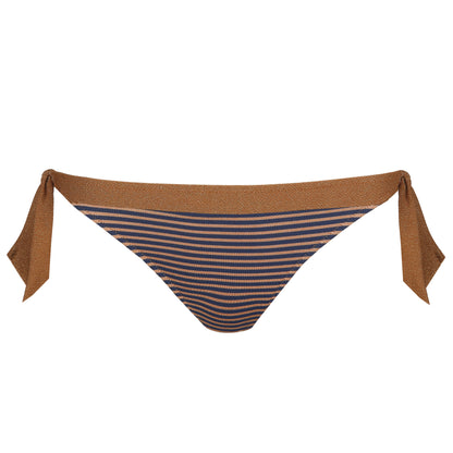 SATURNA Bikini Hüftslip mit Schnüren (Ocean Bronze)