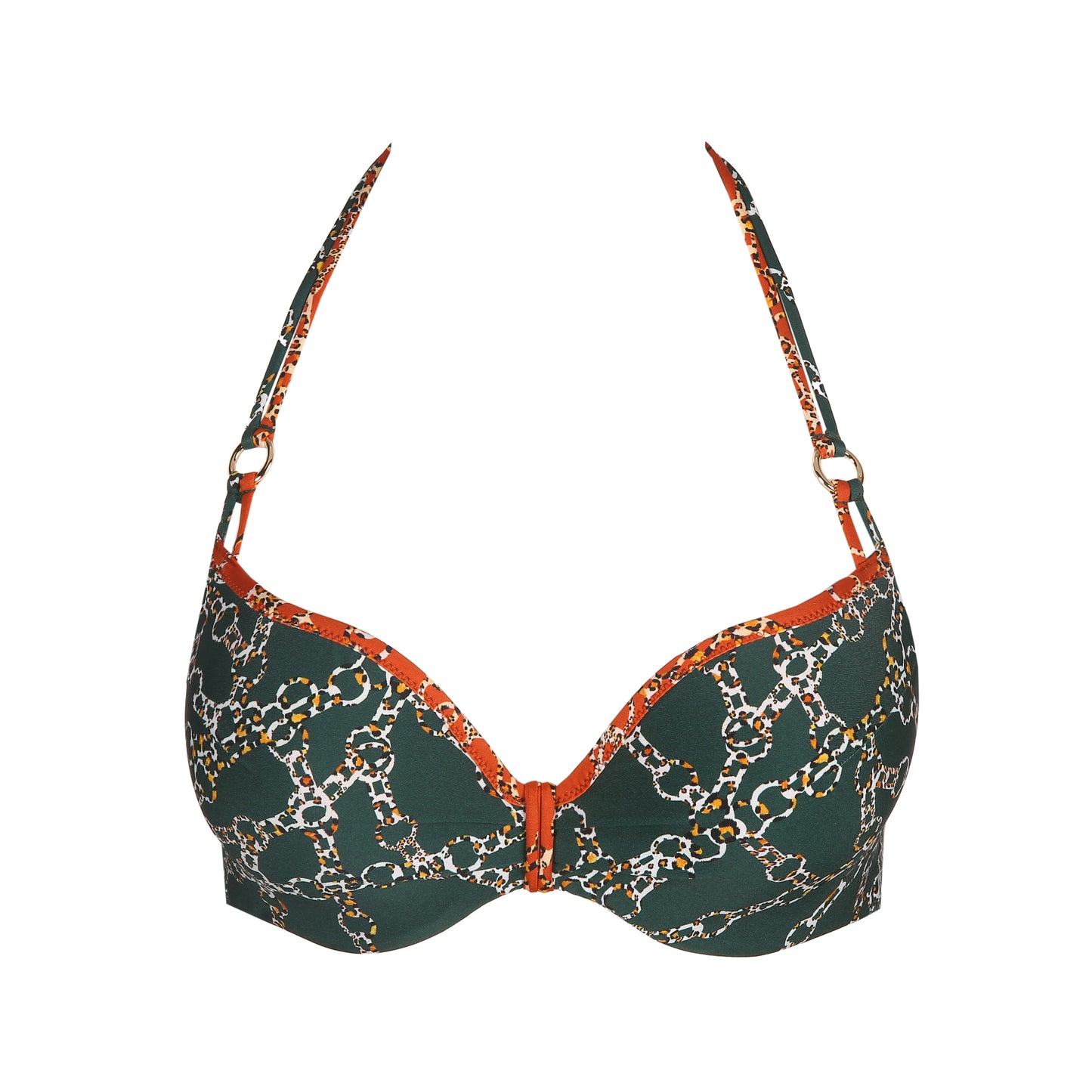 TAZAR Herzform Bikini unterlegt (Malachite)
