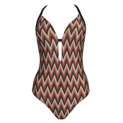 SU ANA Tiefdekolletierter Badeanzug Ohne Bügel