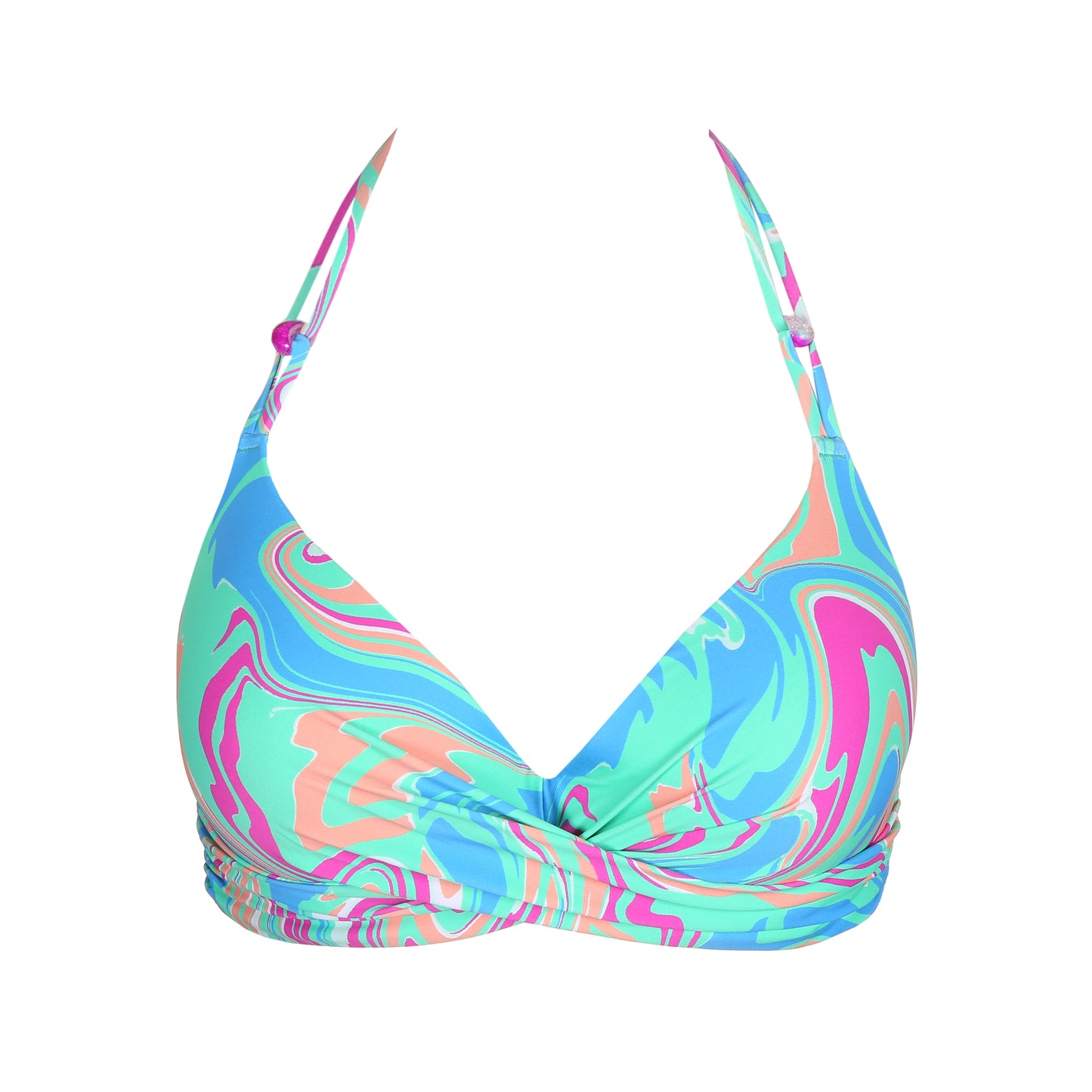 ARUBANI Unterlegtes Bikini Top (Ocean Swirl)