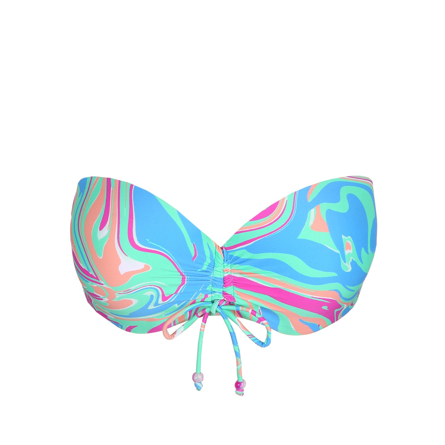 ARUBANI Bikini-Top trägerlos (Ocean Swirl)
