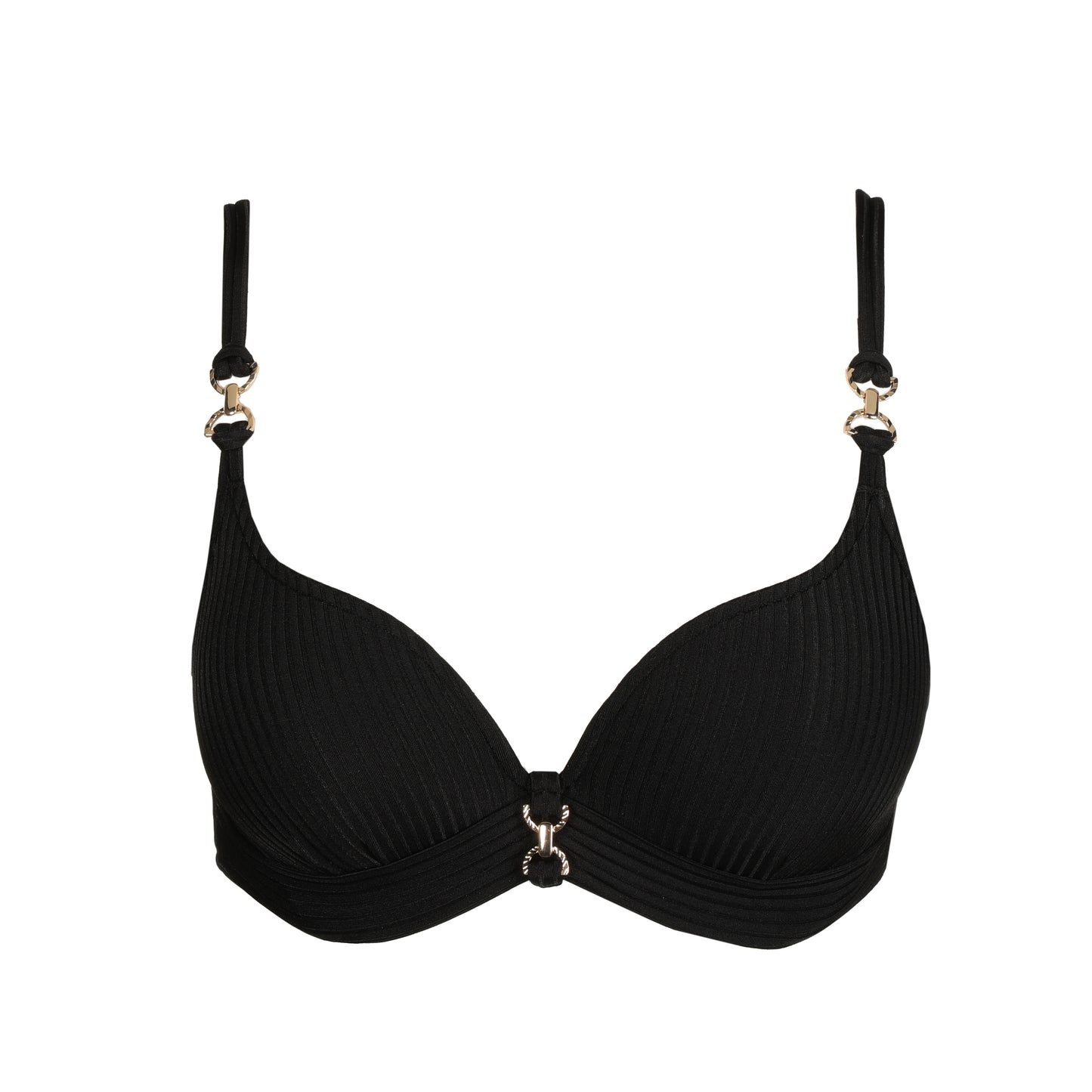 EMLY Bikini-Top Herzform (Schwarz)