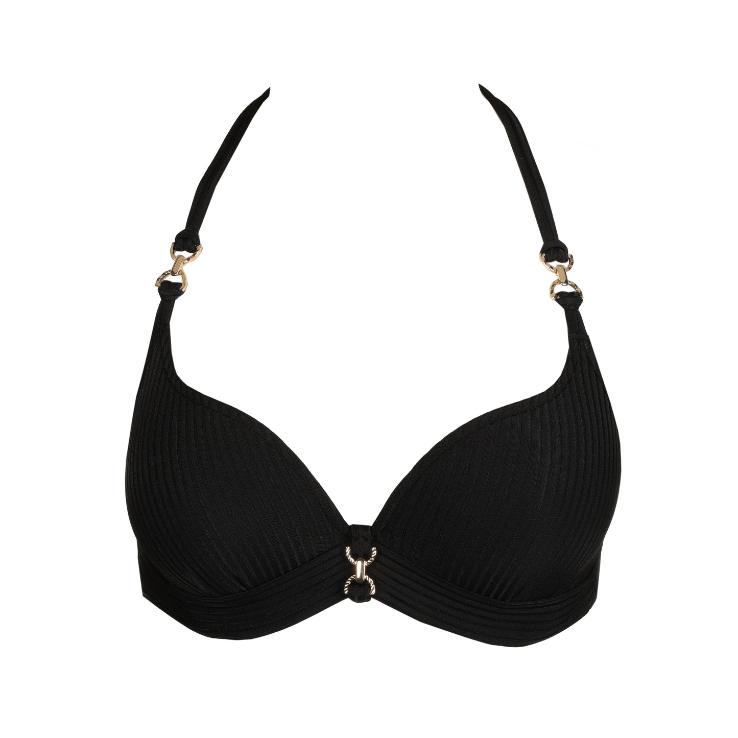 EMLY Bikini-Top Herzform (Schwarz)