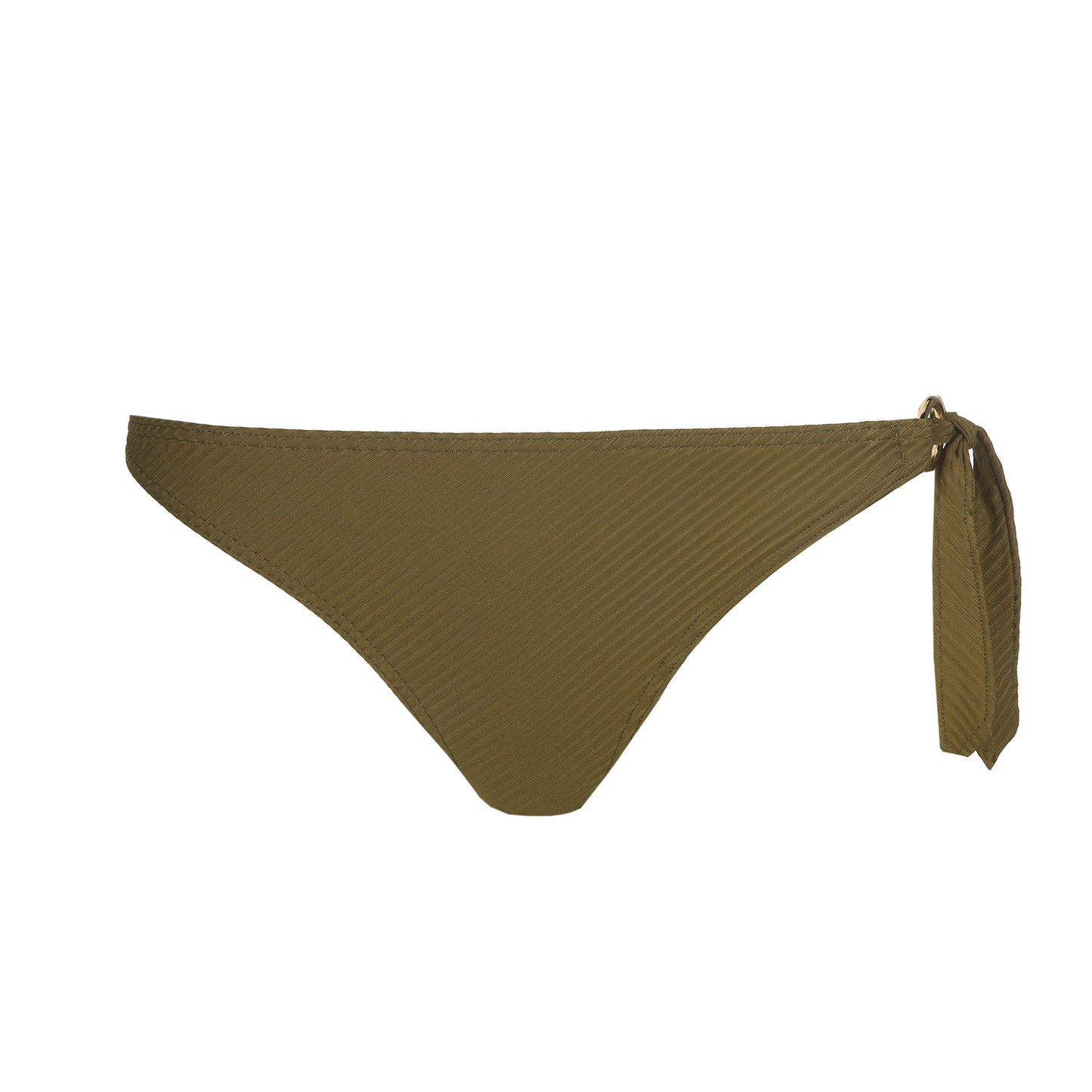 SAHARA Bikini Hüftslip mit Schnüren (Olive)