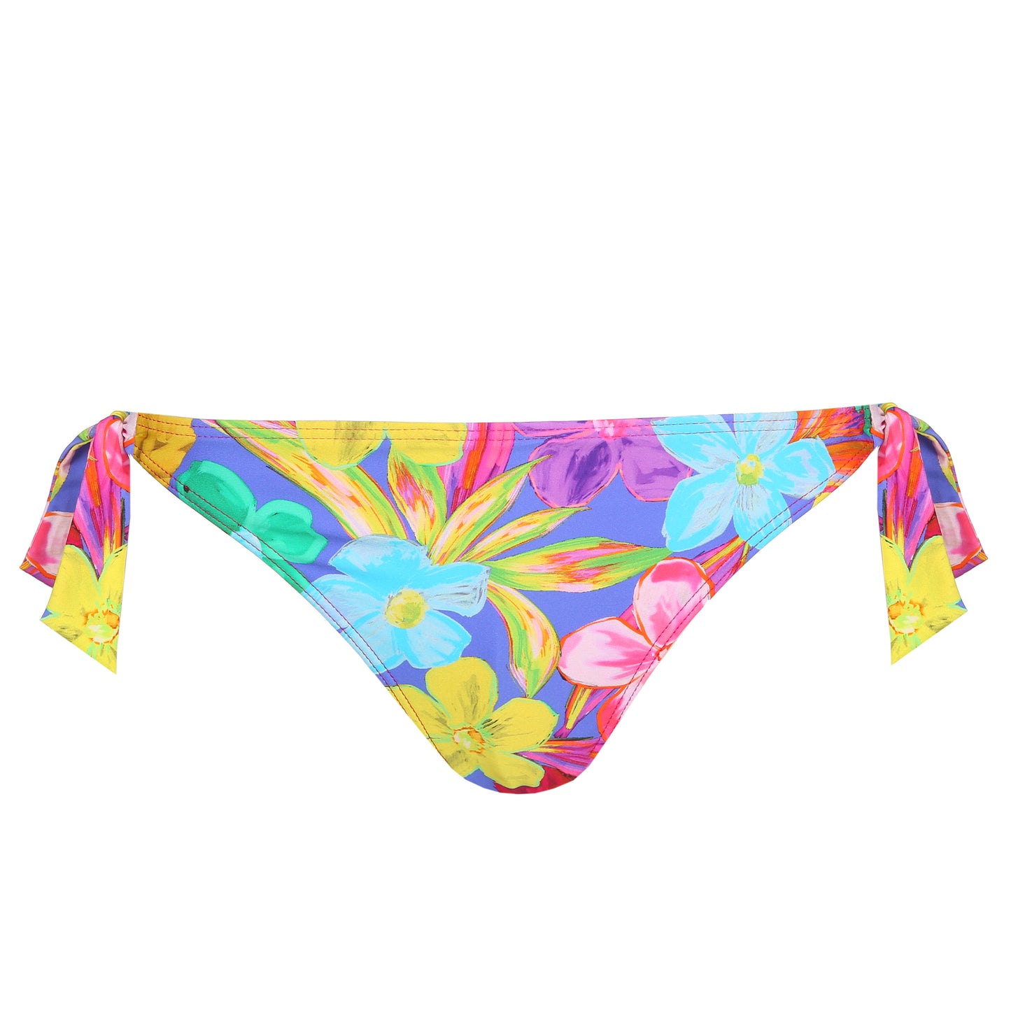 SAZAN Bikini Hüftslip mit Schnüren (Blue Bloom)