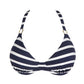 NAYARIT Bikini halbunterlegt (Water Blue)