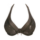 ARACRUZ Tiefdelolletiertes Bikini-Top (Kaki)