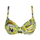 JAGUARAU Vollschalen Bikini Top (Lime Swirl)
